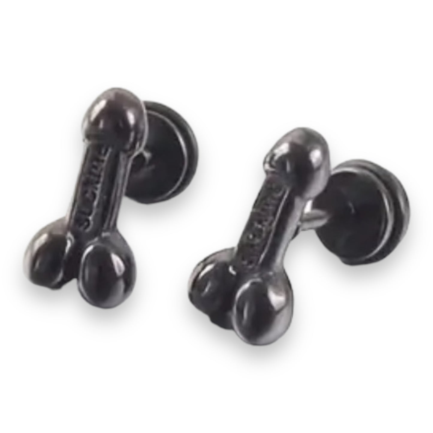 Kinky Pleasure - T109 - Earrings - Penis Suck Me! Fuck Me! - 3 Colours