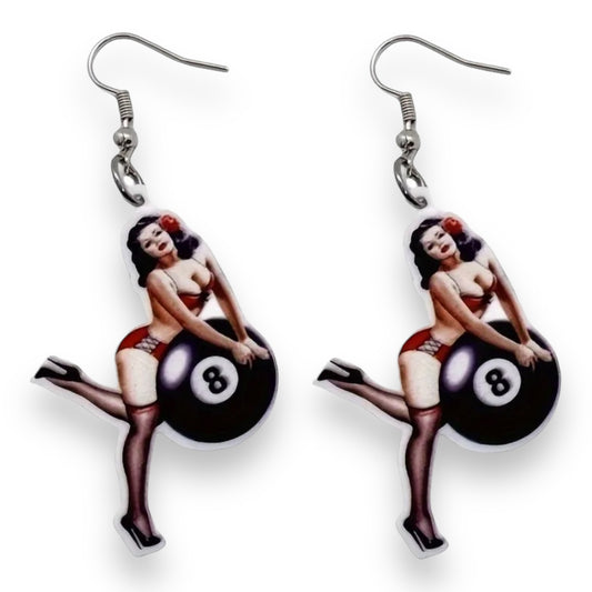 Kinky Pleasure - T108 - Earrings - Sexy With BlackBal8