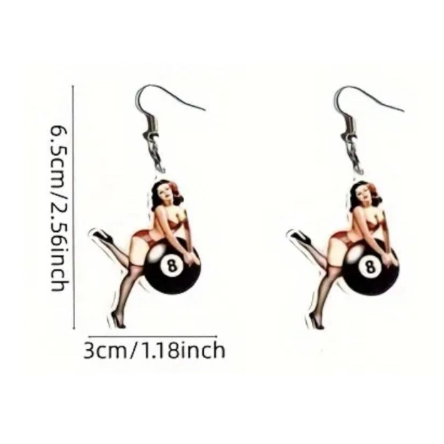 Kinky Pleasure - T108 - Earrings - Sexy With BlackBal8