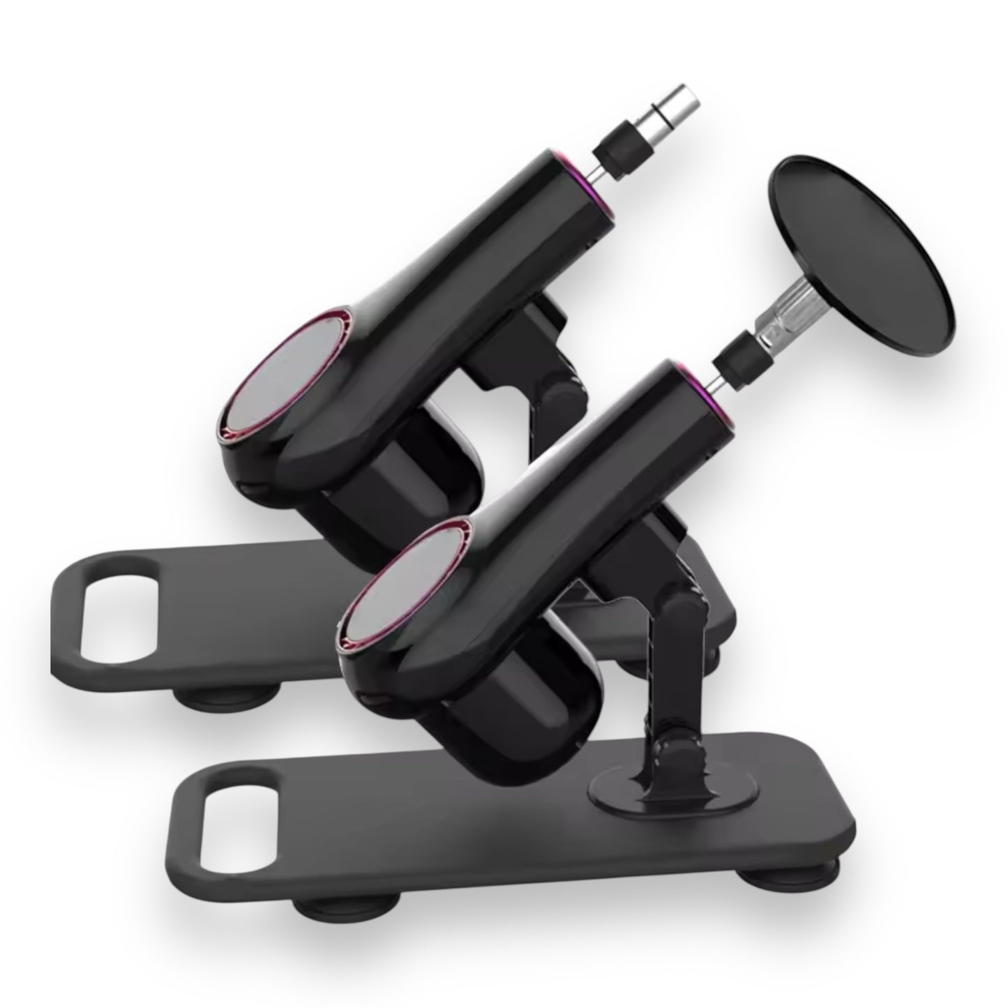 Kinky Pleasure - AX107 - Fuck Machine with Crystal Dildo Attachment - Remote Control - Includes 2 Attachments