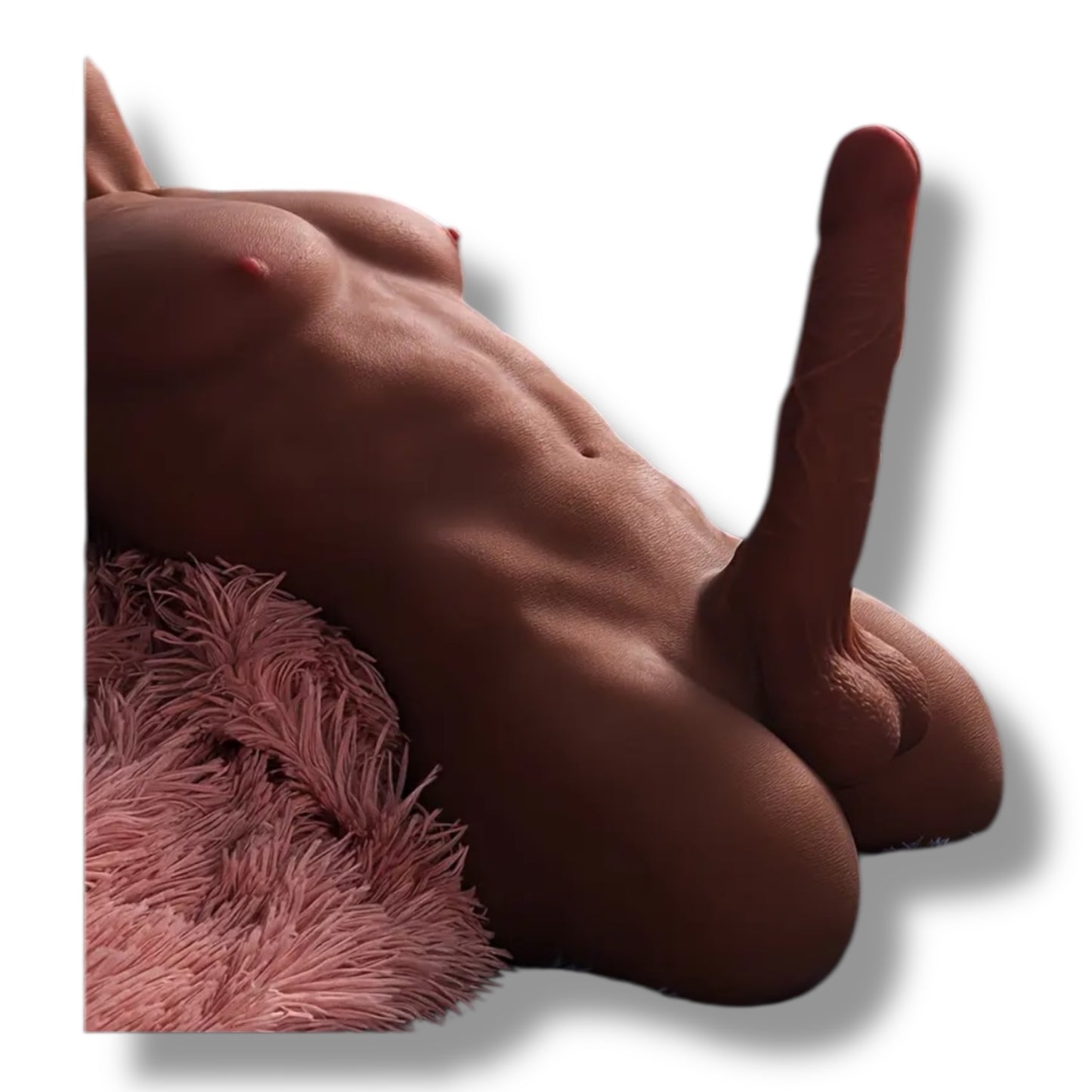 Kinky Pleasure - KPB002 - Mega Body's - Man - Brown - 8 kg - 50 x 24 cm - 19.6' x 9.4 inch