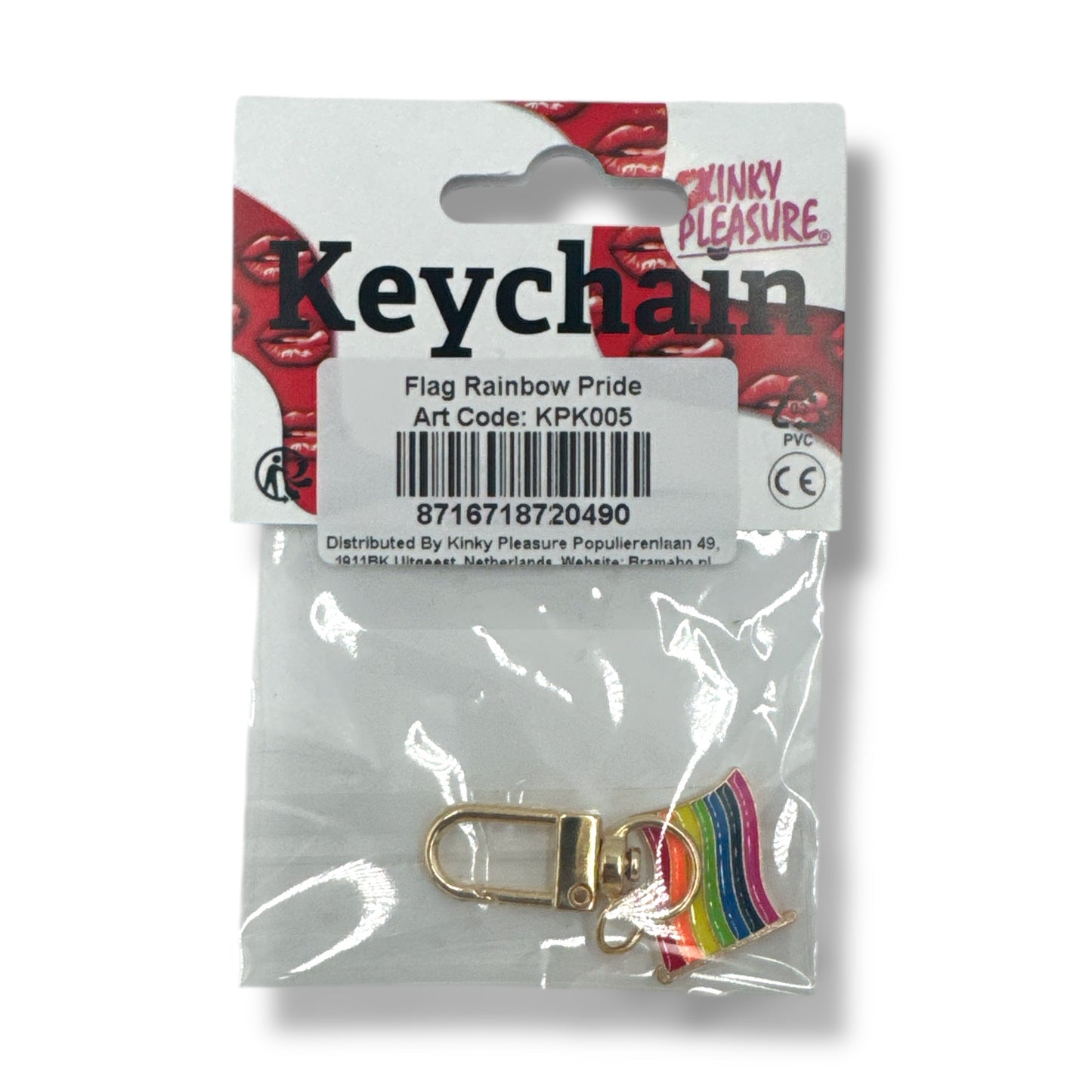 Kinky Pleasure - KPK005 - Keychain - Flag Rainbow Pride