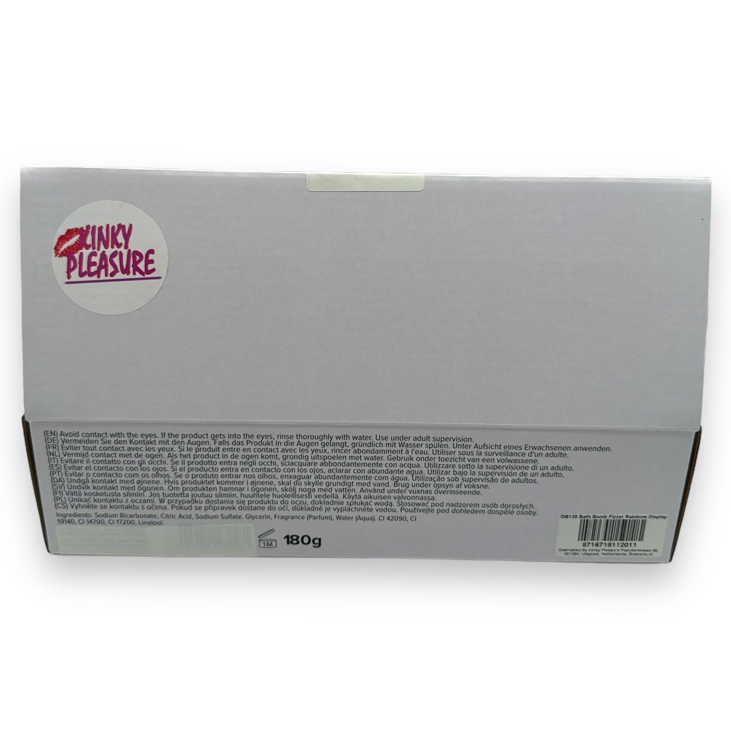 Kinky Pleasure - OB130 - Bath Bomb Fizzer - Rainbow - 180gr