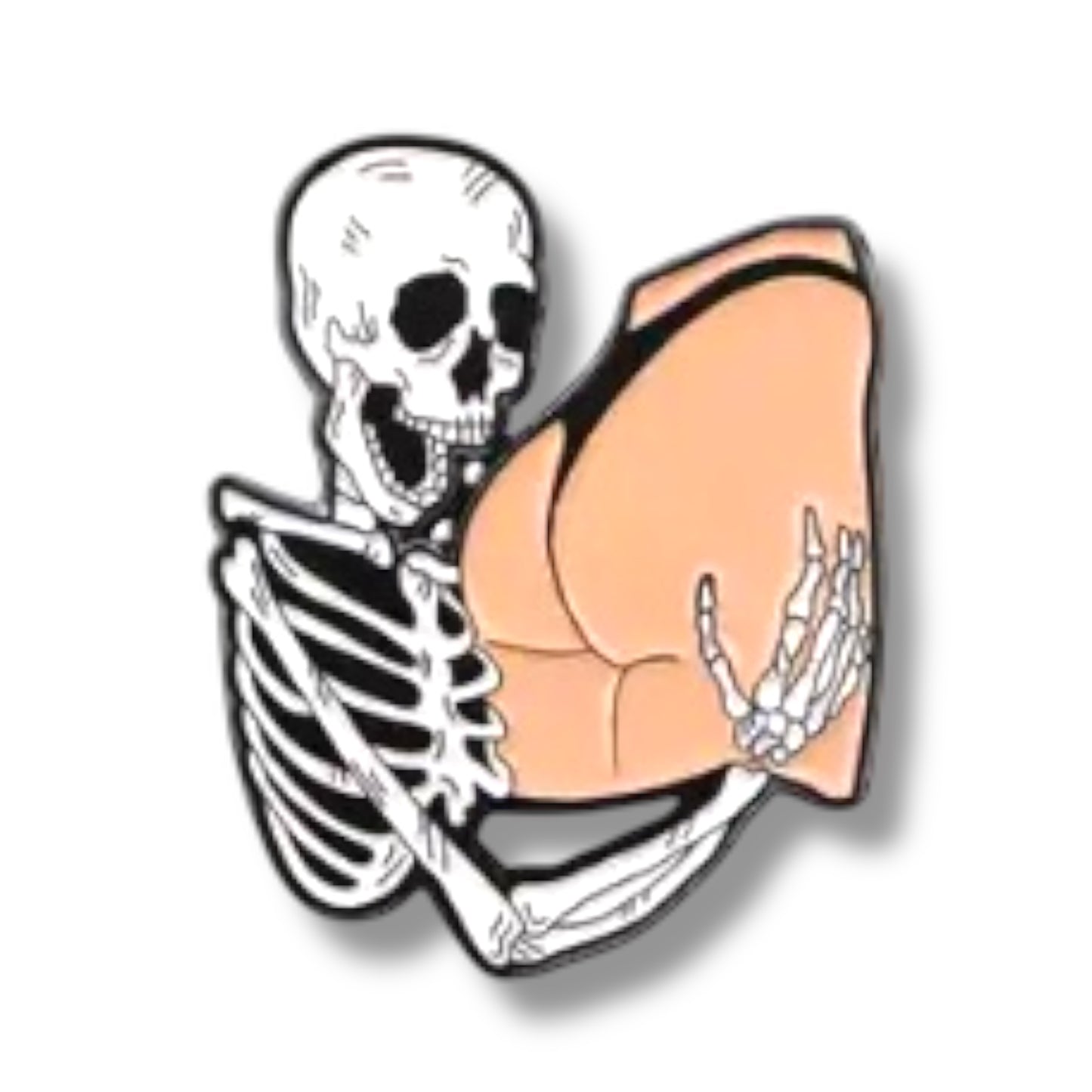 Kinky Pleasure - KPB062 - Badge / Pin - Skelet Booty