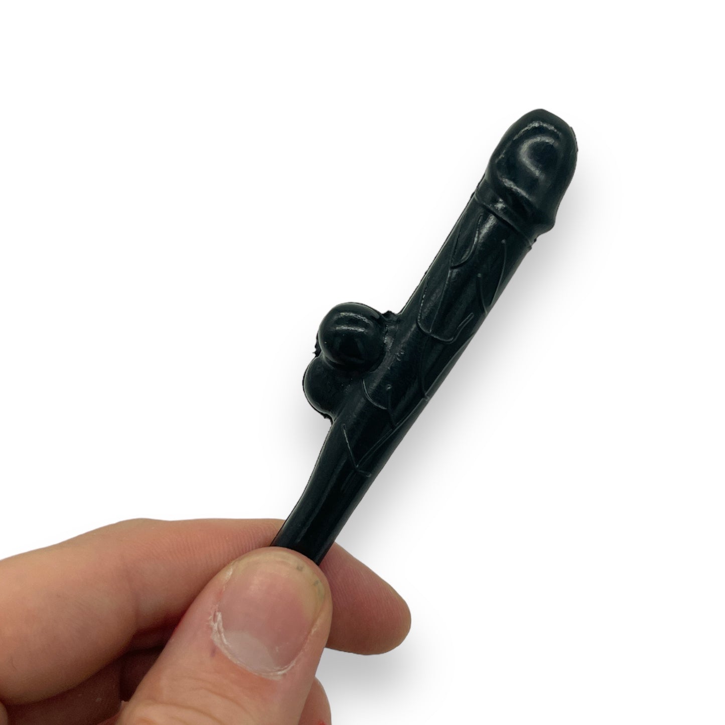 Kinky Pleasure - KP007 - Penis Straws - 10pcs - Black - New Package
