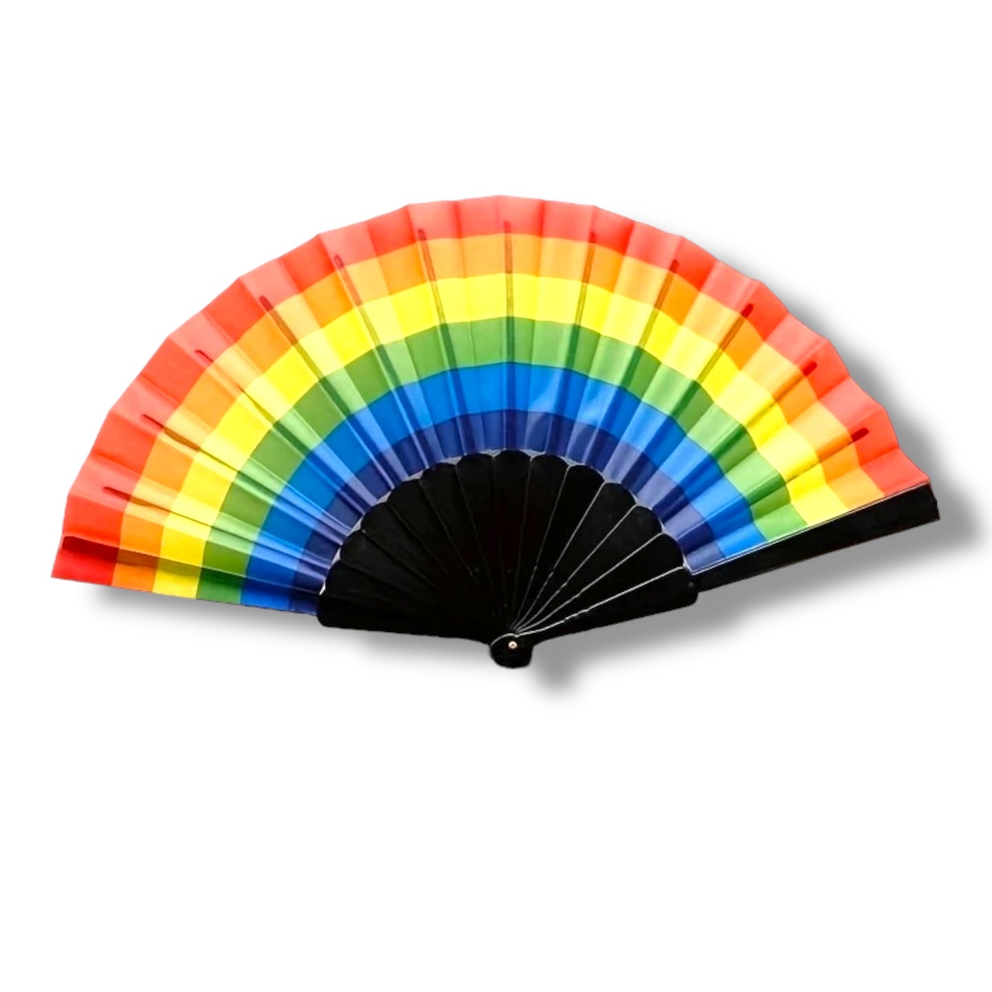 Kinky Pleasure - T075 - Pride Rainbow Hand Fan - 3 Colours