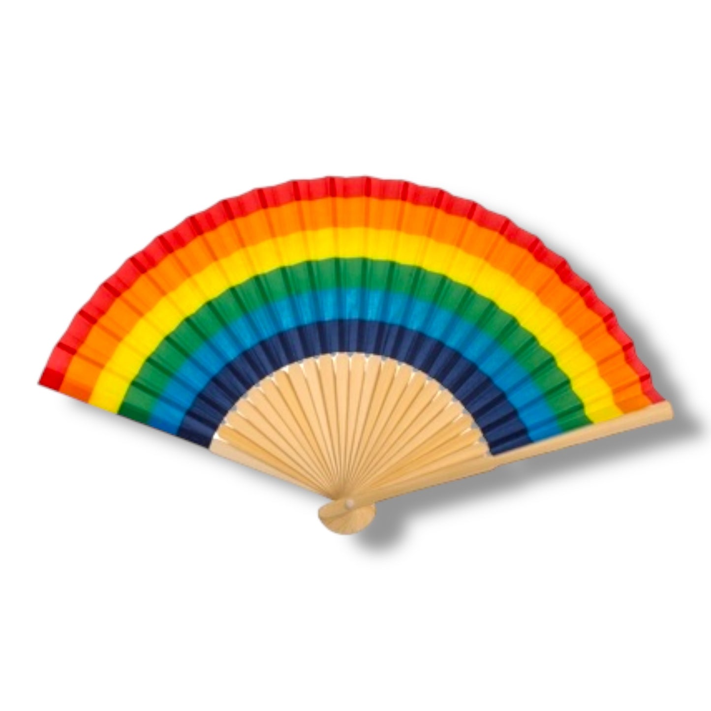 Kinky Pleasure - T075 - Pride Rainbow Hand Fan - 3 Colours