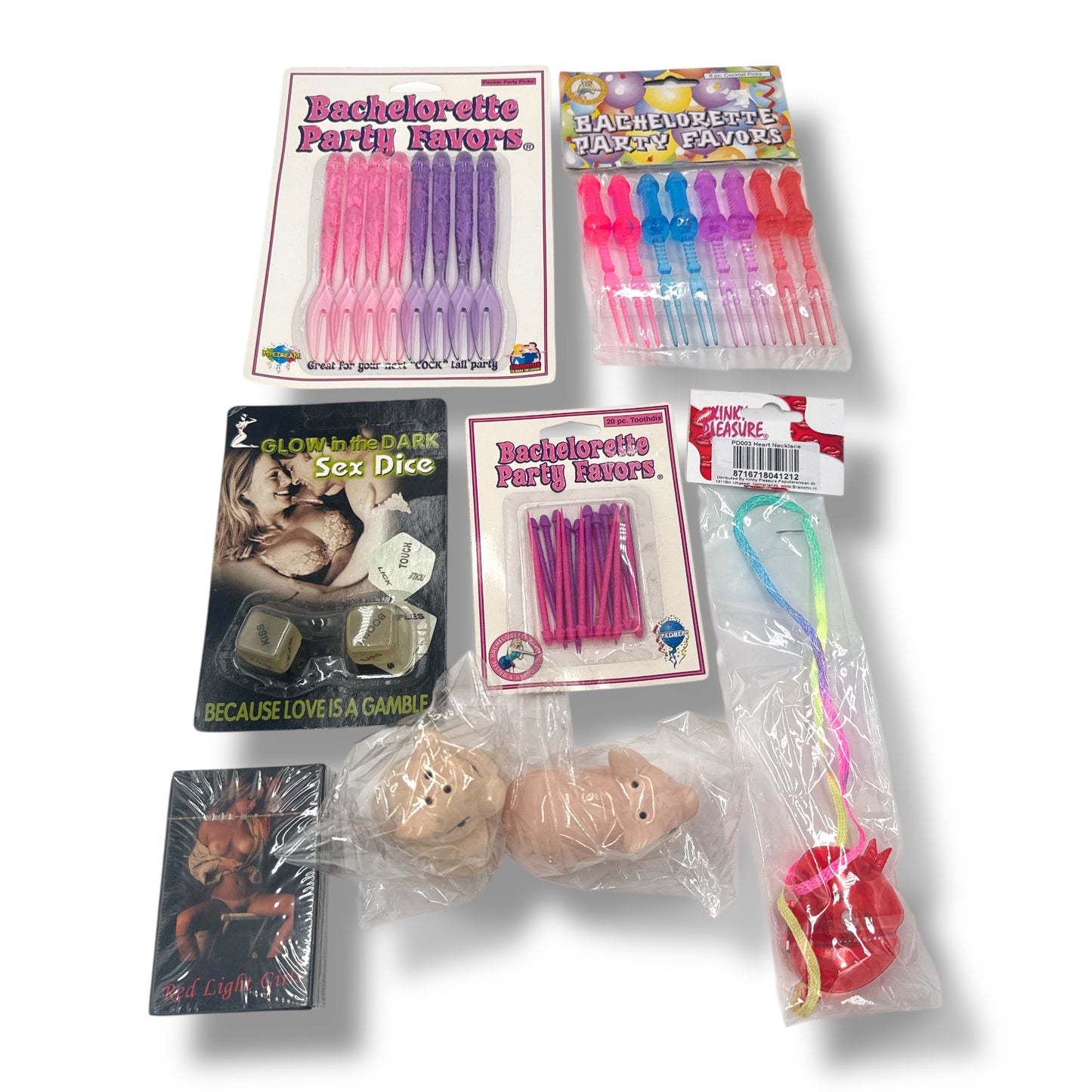 Kinky Pleasure - Party Pakket - Model 02 - 8 Pieces in Pack
