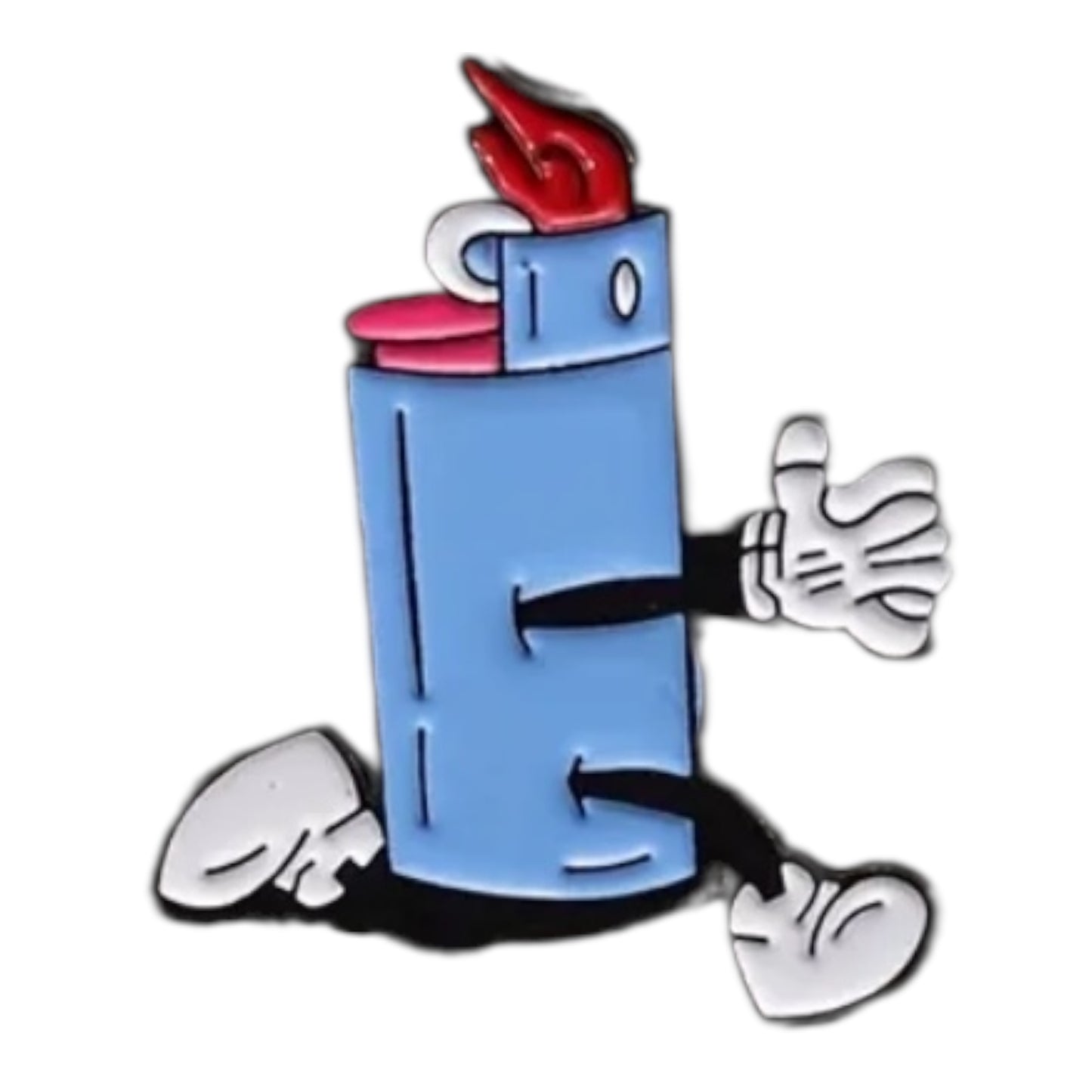Kinky Pleasure - KPB054 - Badge / Pin - Running Blund And Lighter