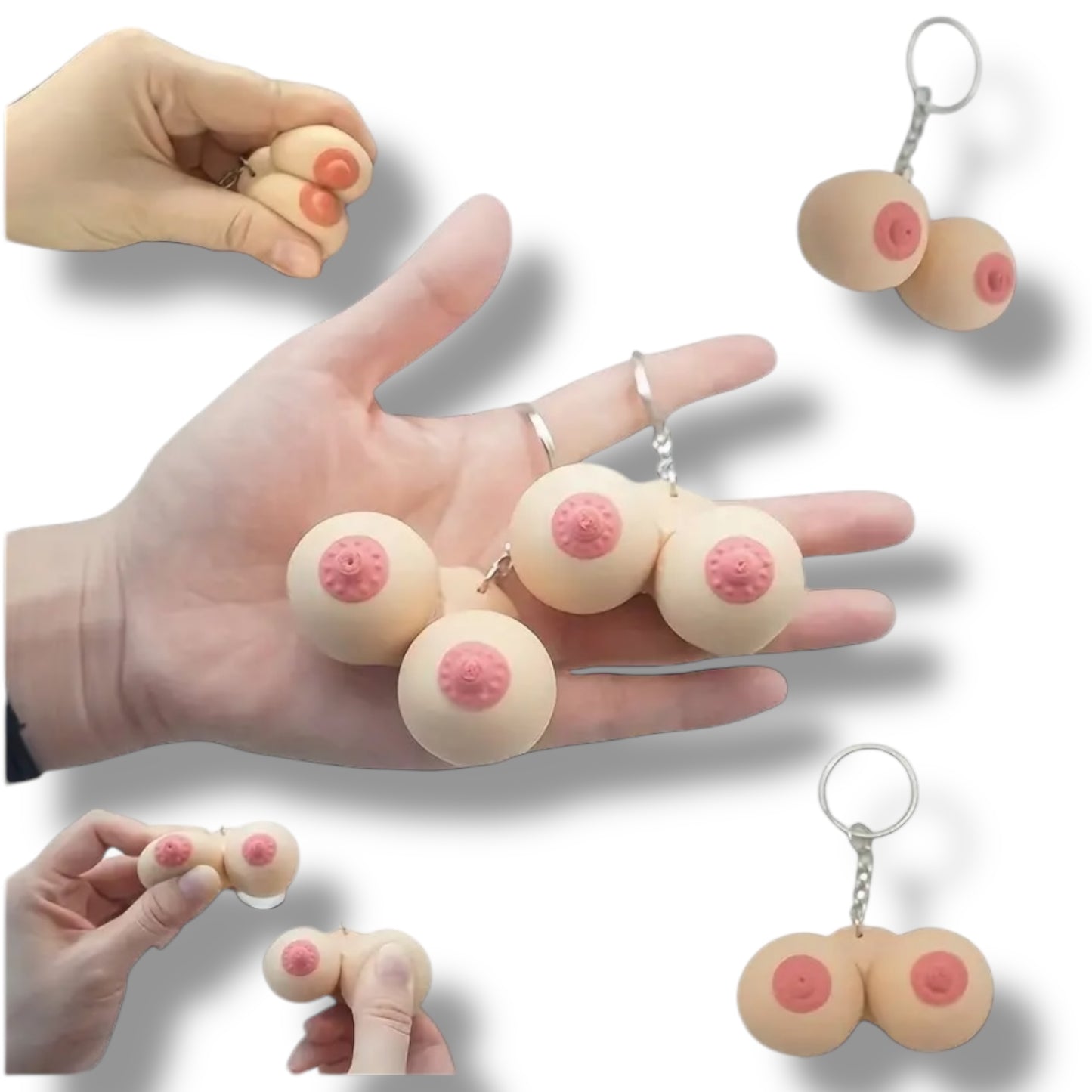 Kinky Pleasure - KPK031 - Keychain - Boobs Deluxe