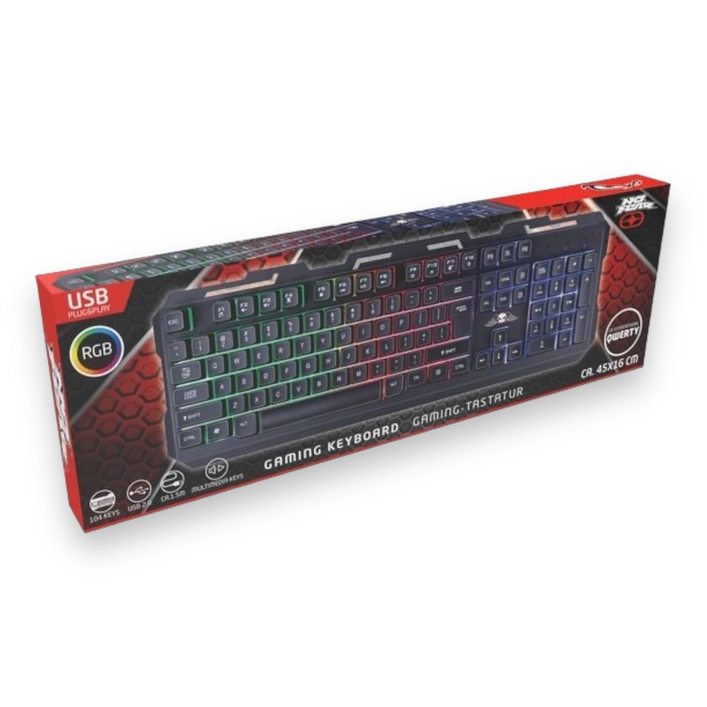 Kinky Pleasure - ED051 - No Fear - Gaming Keyboard - QWERTY - USB