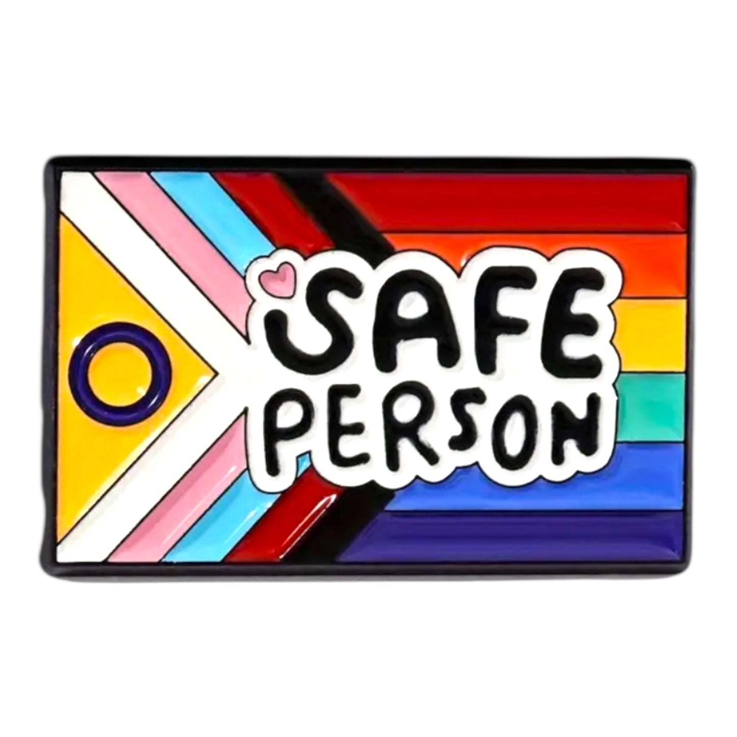 Kinky Pleasure - KPB059 - Badge / Pin - LGBTQ Plate Safe Person