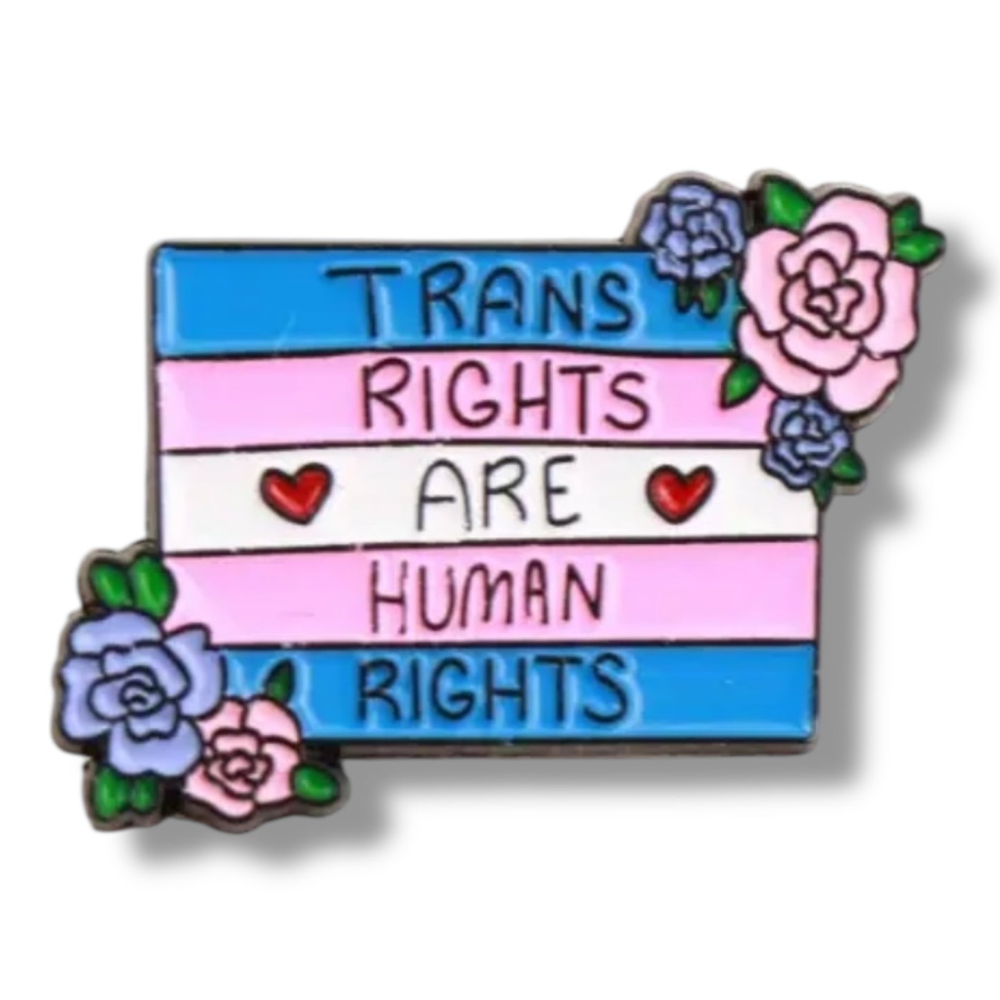 Kinky Pleasure - KPB060 - Badge / Pin - Trans Rights Are Human Rights