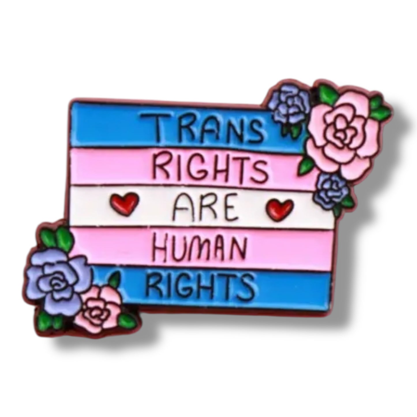 Kinky Pleasure - KPB060 - Badge / Pin - Trans Rights Are Human Rights