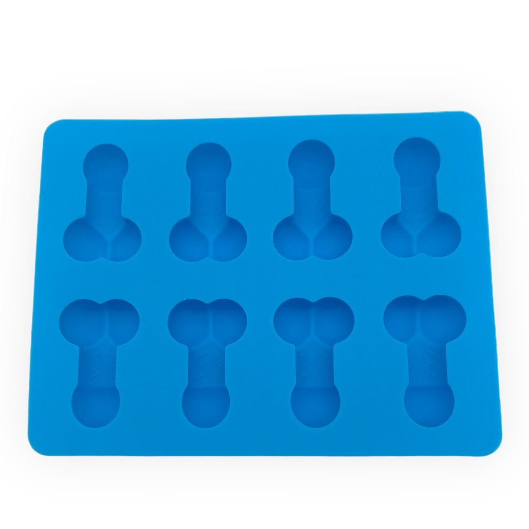 Kinky Pleasure - KP009 - Penis Baking/Ice Mold – Blue – Silicone – 18x14 cm
