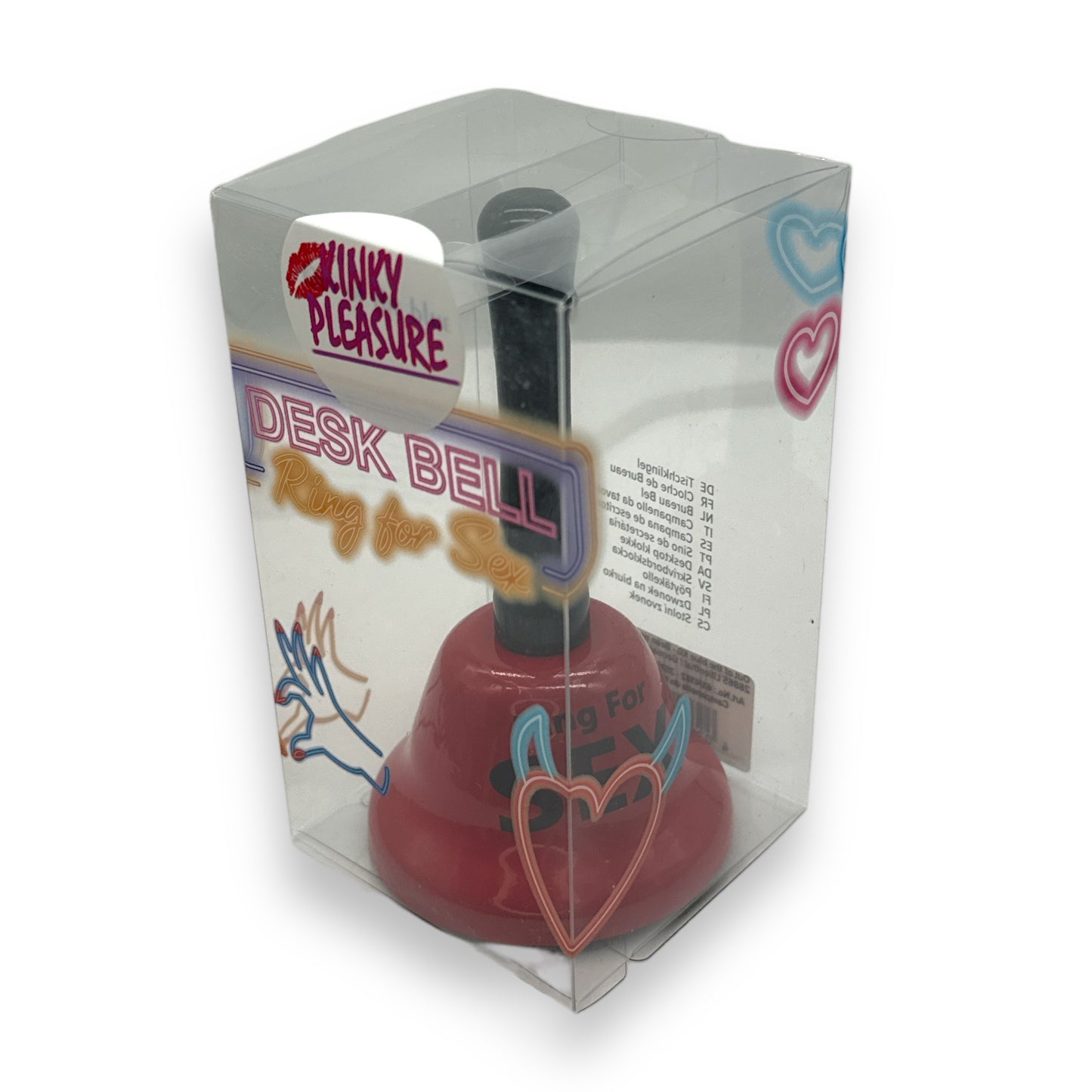 Kinky Pleasure - OB055 - 'Ring For Sex' Bell XL – 13 x 7 cm - 5 Colours