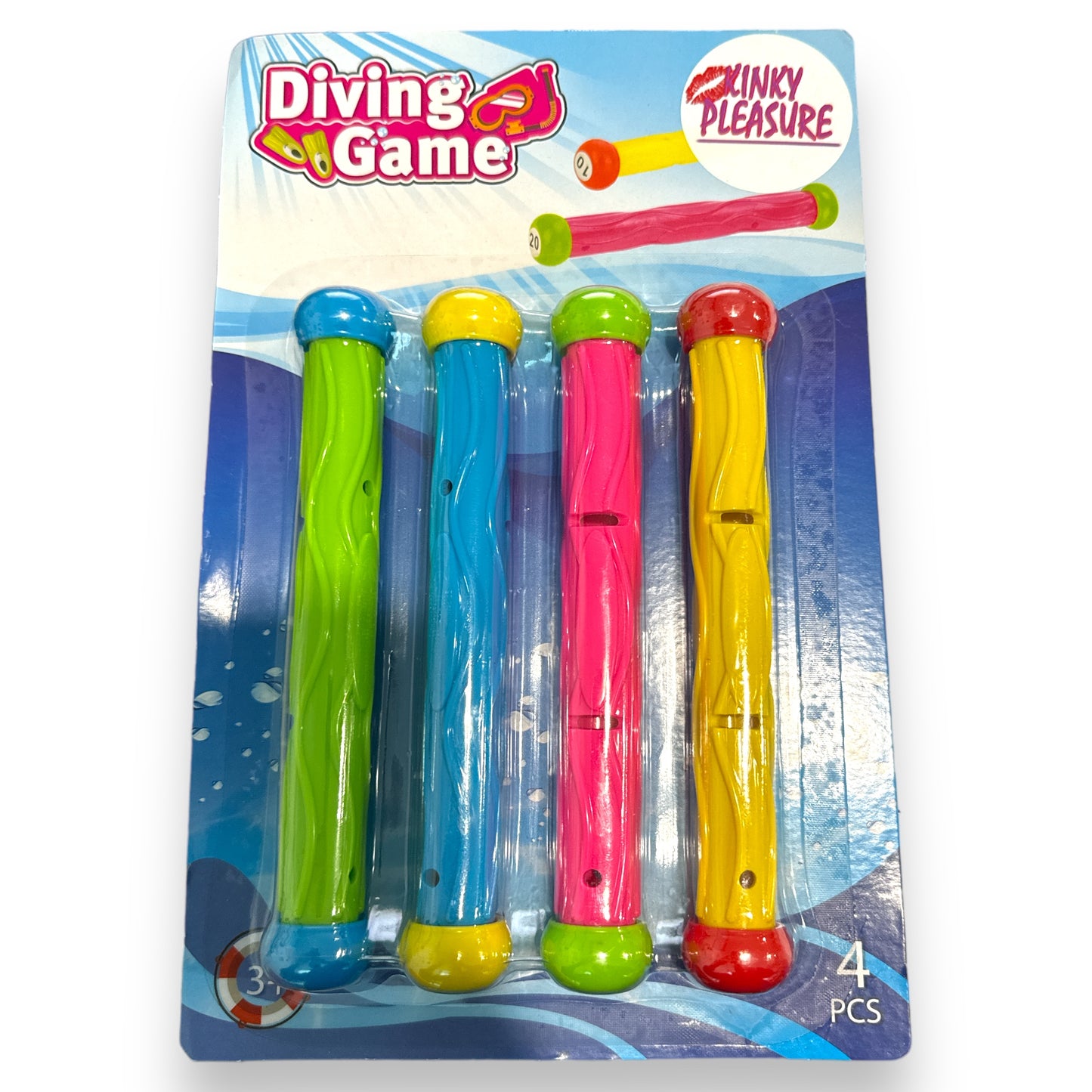 Kinky Pleasure - AC124 - Diving Game Sticks 4 Pieces