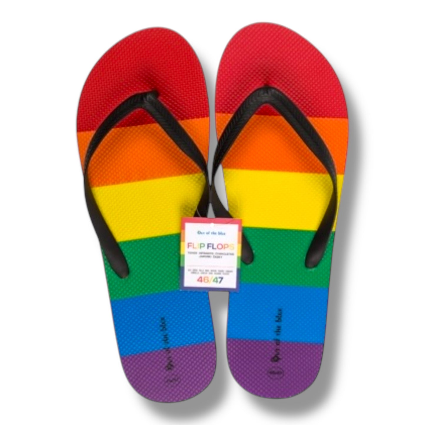 Kinky Pleasure - OB149 - Pride Rainbow Flip Flops