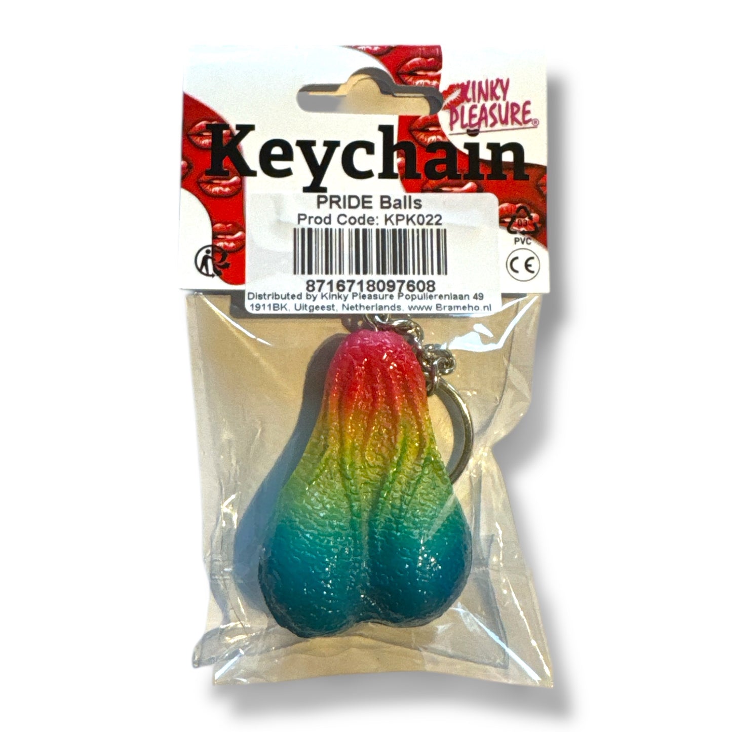 Kinky Pleasure - KPK022 - Keychain - Pride Rainbow Balls
