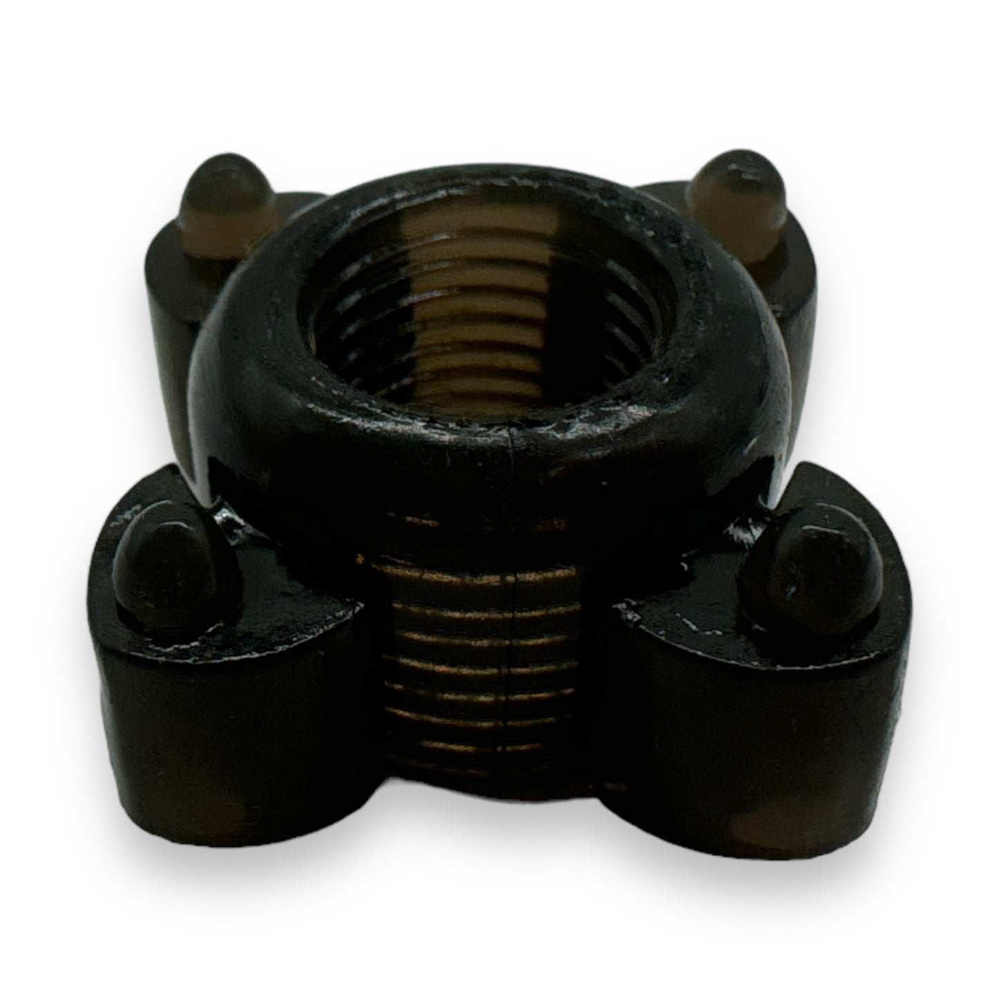Power Escorts - BR290 - 60 pcs In Clear Jar Texture Cockring - Black - Extra Stretchable