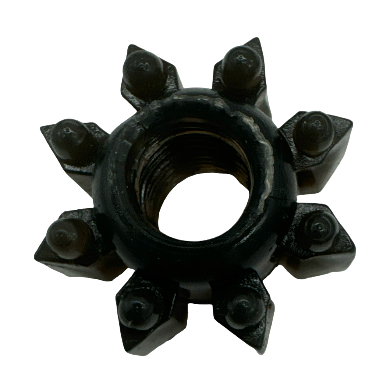 Power Escorts - BR290 - 60 pcs In Clear Jar Texture Cockring - Black - Extra Stretchable