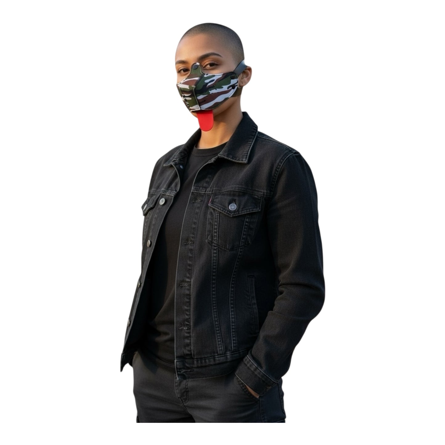 Kinky Pleasure – KPPP006 – Puppy Play Dog Mask – Smaller Size – Camo Green Edition