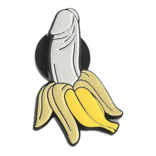 Kinky Pleasure - KPB067 - Badge / Pin - Penis Banana
