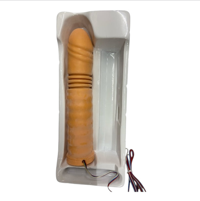 Best Vibrator - Flesh Ribble Vibrator With Remote| Blue Window Box - Club