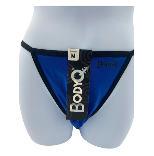 BodyQ Male Lingerie – Thong Blue Size S, M, L, XL