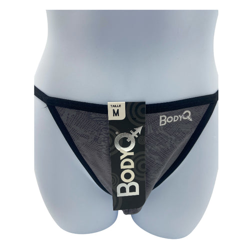BodyQ Male Lingerie – Thong Grey Size S, M, L, XL