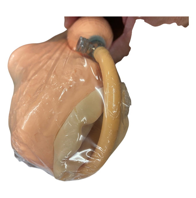 Pocket Pussy Vibrating Flesh Masturbator with Hand Pump | Realistic Feel | Colour Box - Club
