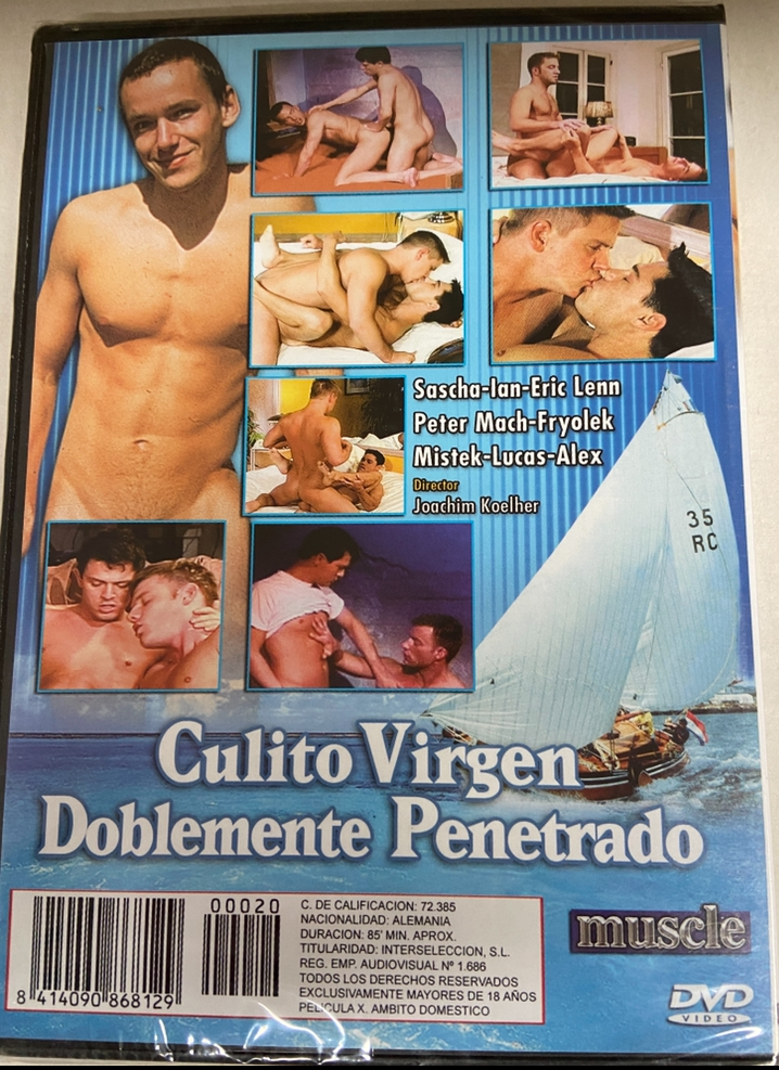 Dvd Gay Muscle - Culito Virgin Doblemente Penetrado - 85 Min. - German Production