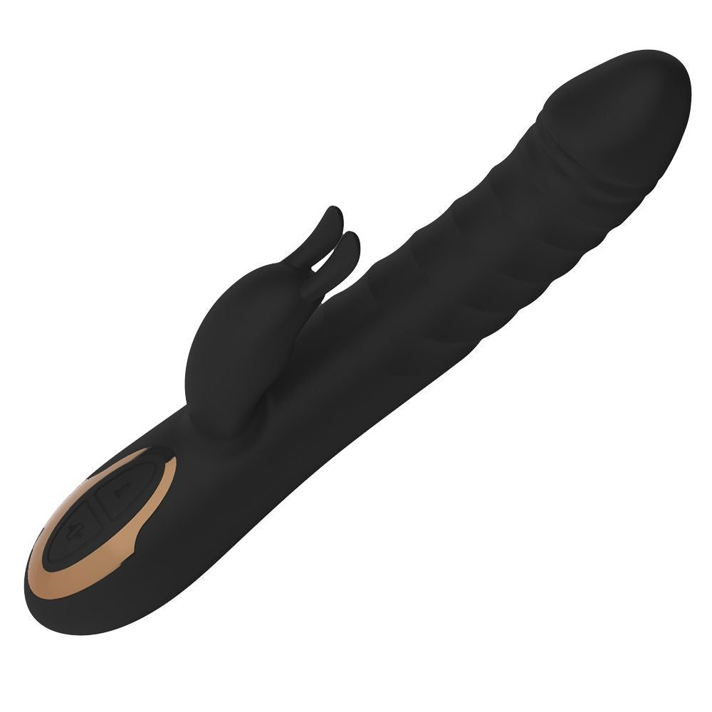 Power Escorts - BR209 - Rosalie Deluxe - Rechargeable Rabbit Vibrator - Silicone