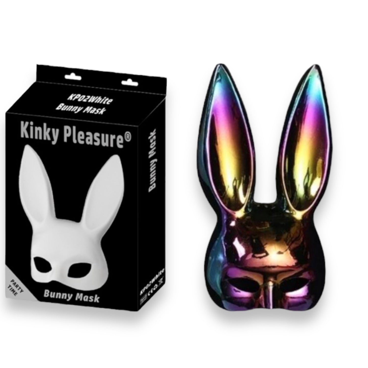 Kinky Pleasure - KP002 - Bunny Mask - 6 Colours - With Colour Box