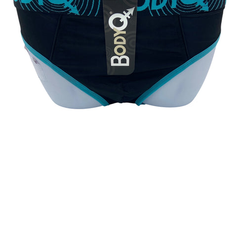 BodyQ Male Lingerie – Jockstrap Black Blue Size S, M, L