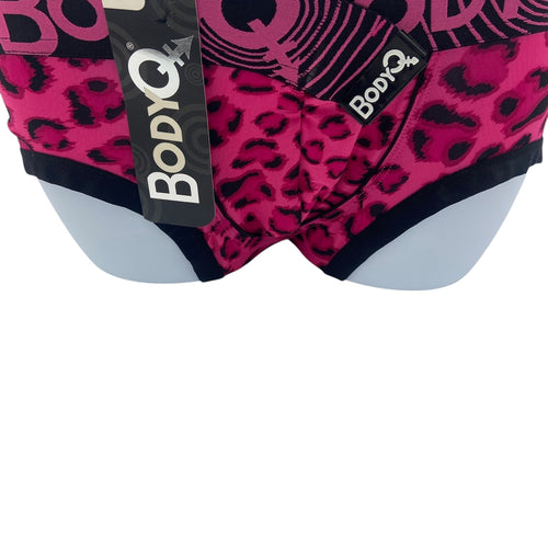 BodyQ Male Lingerie - Sexy Men’s Underwear Boxer – Pink Black - S/M/L/XL