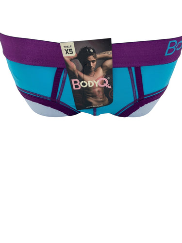 BodyQ Male Lingerie - Sexy Men’s Underwear Boxer – Blue Purple - XS / S