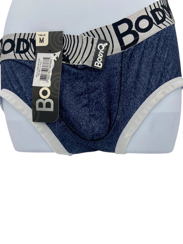 BodyQ Male Lingerie - Sexy Men’s Underwear Boxer – Denim Blue - S M L