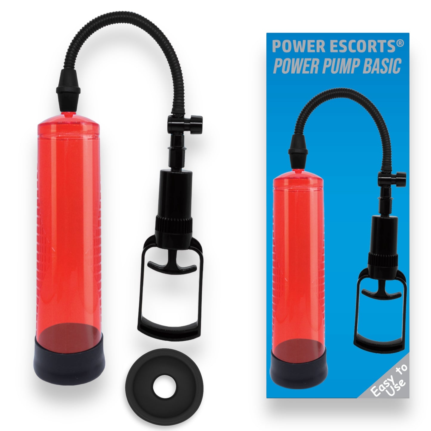 Power Escorts - BR170 Red - Power Pump Basic - Penis Pump