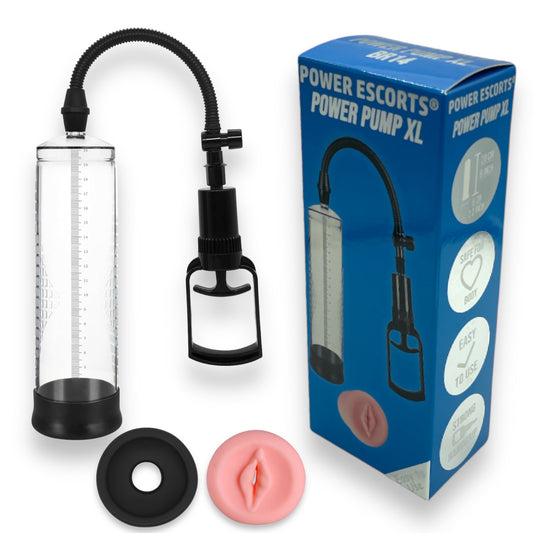 Power Escorts - BR14 - Power Penis Pump XL - Extra Exchangable Pussy