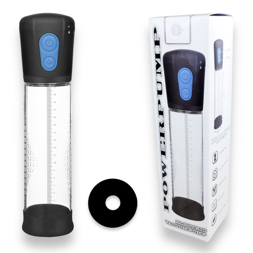 Boysoftoys - 60-00012 - Power Electric Pump - Automatic Penispump - Vacuum pump - Big size 28,5 cm - dia 6,9 cm - Colour box