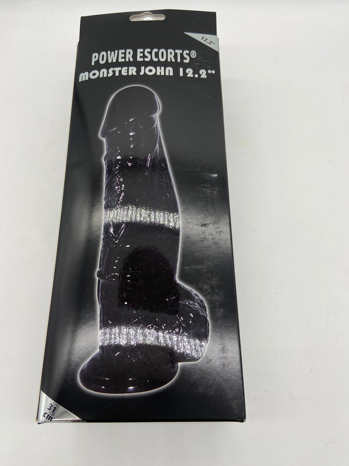 Power Escorts - BR231 Black - Monster John 12,2'' Mega Realistic Dildo 31 CM