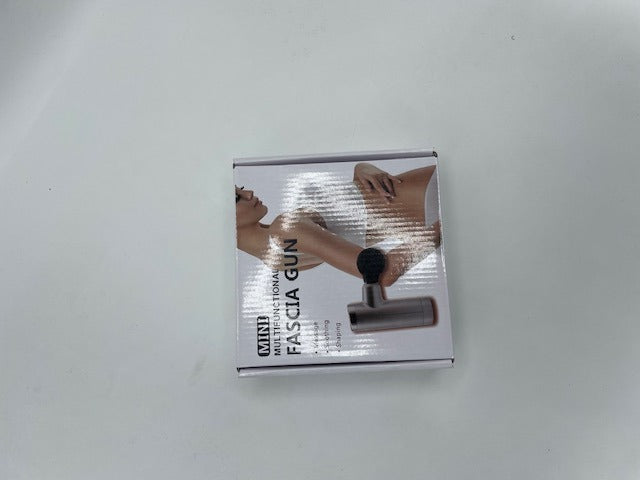 Power Escorts - FG01 - Powerfull - Fascia Massage Gun - Mini Massage gun - Rechargeable - 1 extra exchangeable Intim part - must for horny female or male and must for all sports woman or man - extra Intim Attachment - ideal for sporters - Trendy Silver