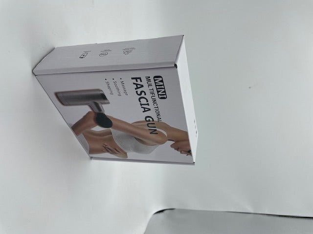 Power Escorts - FG01 - Powerfull - Fascia Massage Gun - Mini Massage gun - Rechargeable - 1 extra exchangeable Intim part - must for horny female or male and must for all sports woman or man - extra Intim Attachment - ideal for sporters - Trendy Silver