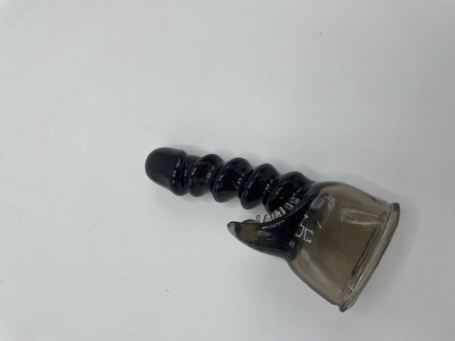 Power Escorts - FG01 - Powerfull - Fascia Massage Gun - Mini Massage gun - Rechargeable - 1 extra exchangeable Intim part - must for horny female or male and must for all sports woman or man - extra Intim Attachment - ideal for sporters - Trendy Silver