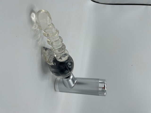 Power Escorts - FG01 - Powerfull - Fascia Massage Gun - Mini Massage gun - Rechargeable - 1 extra exchangeable Intim part - must for horny female or male and must for all sports woman or man - extra Intim Attachment - ideal for sporters - Trendy Silver