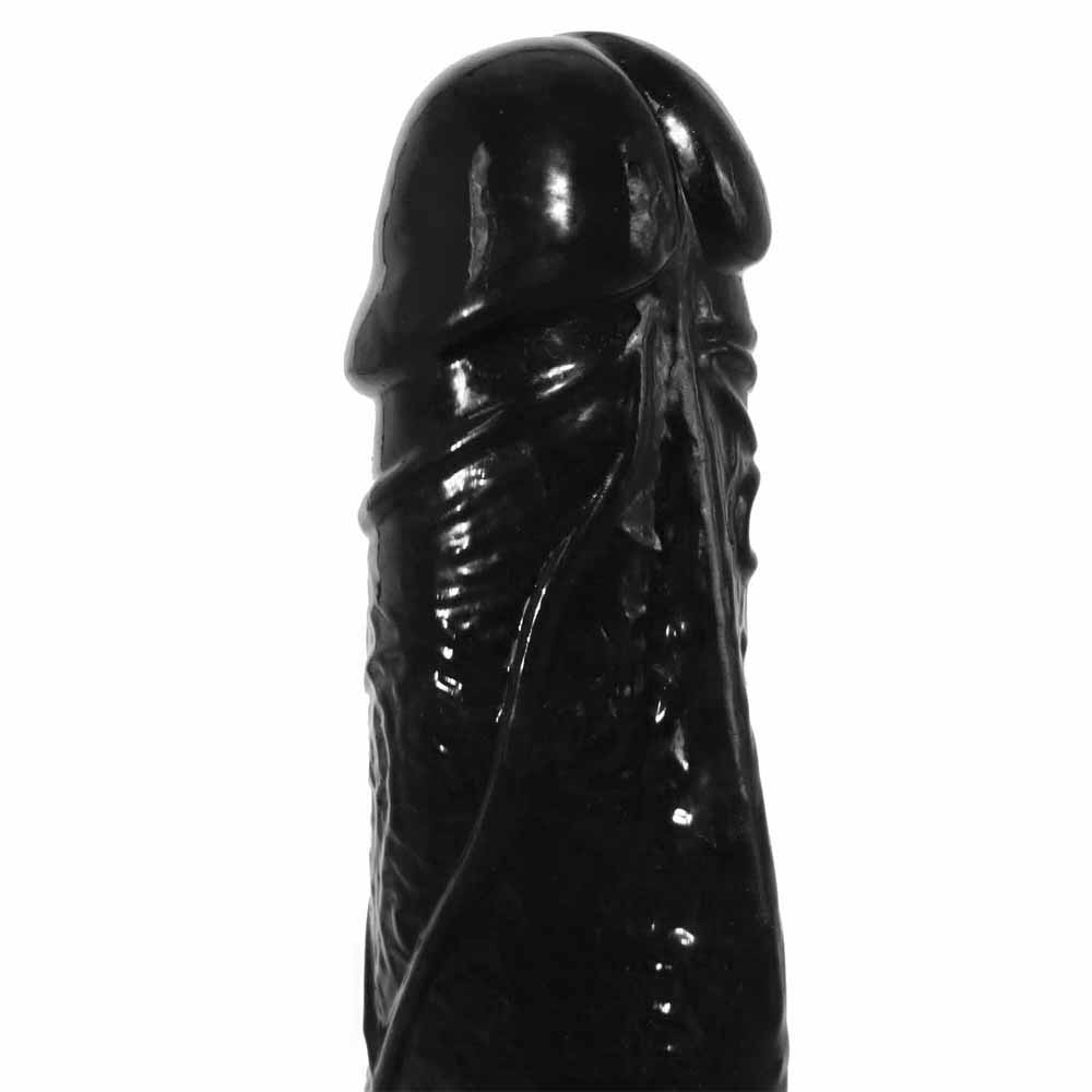 Power Escorts - BR227 - Black - Monster John XL Mega Realistic Dildo - 30 CM / 11,8 Inch