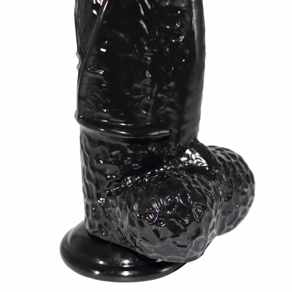 Power Escorts - BR227 - Black - Monster John XL Mega Realistic Dildo - 30 CM / 11,8 Inch
