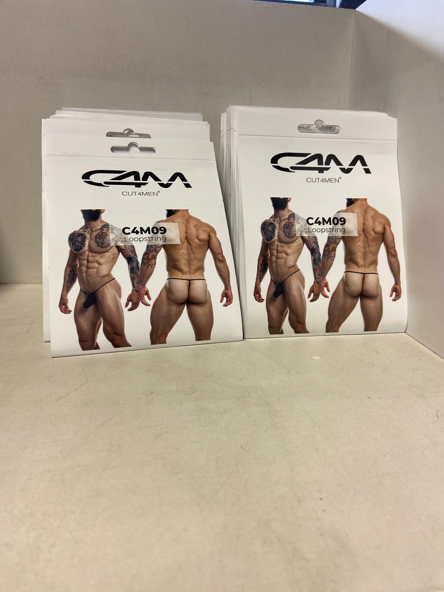 CUT4MEN - C4M09 - Loopstring Pouch Men Underwear - 8 Pieces - 4 Models - 2 Sizes - 1 Piece