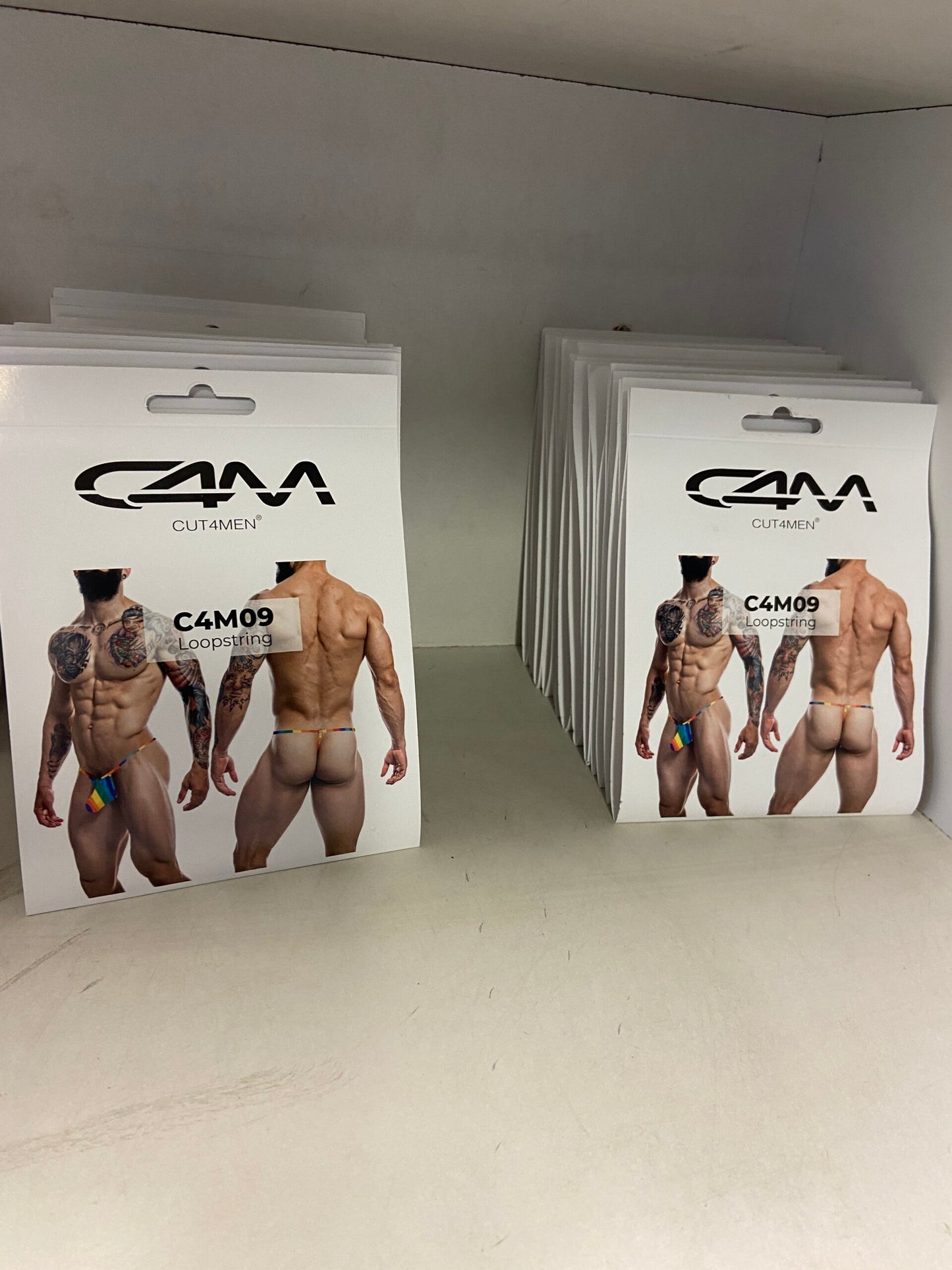 CUT4MEN - C4M09 - Loopstring Pouch Men Underwear - 8 Pieces - 4 Models - 2 Sizes - 1 Piece
